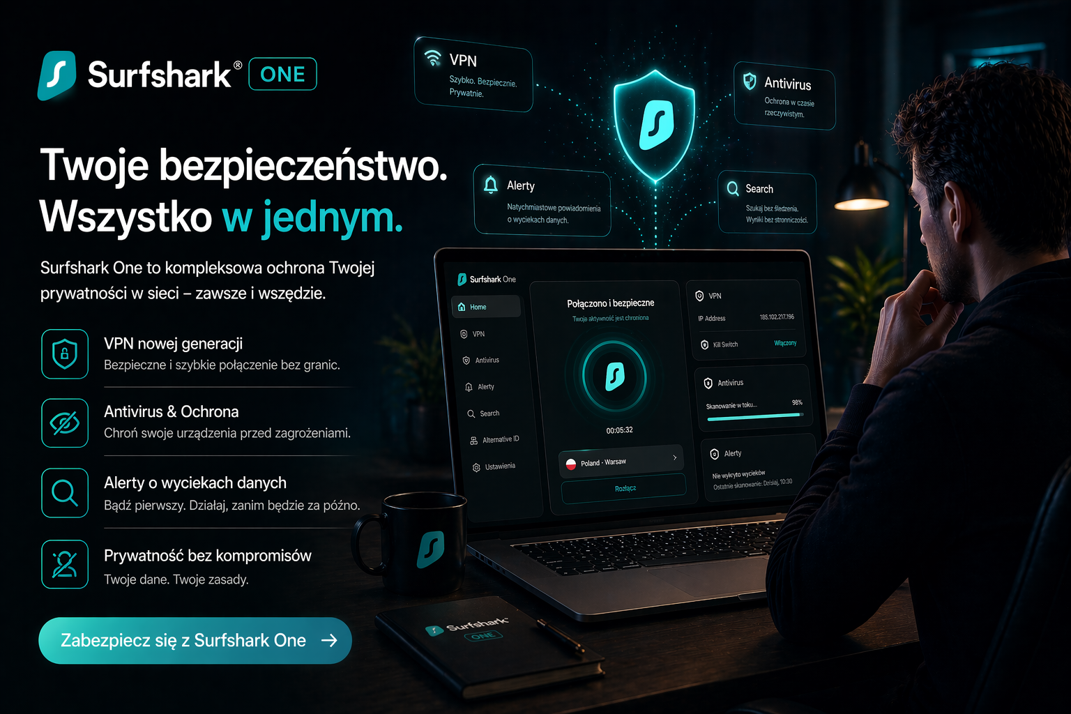 surfshark one 30 dni