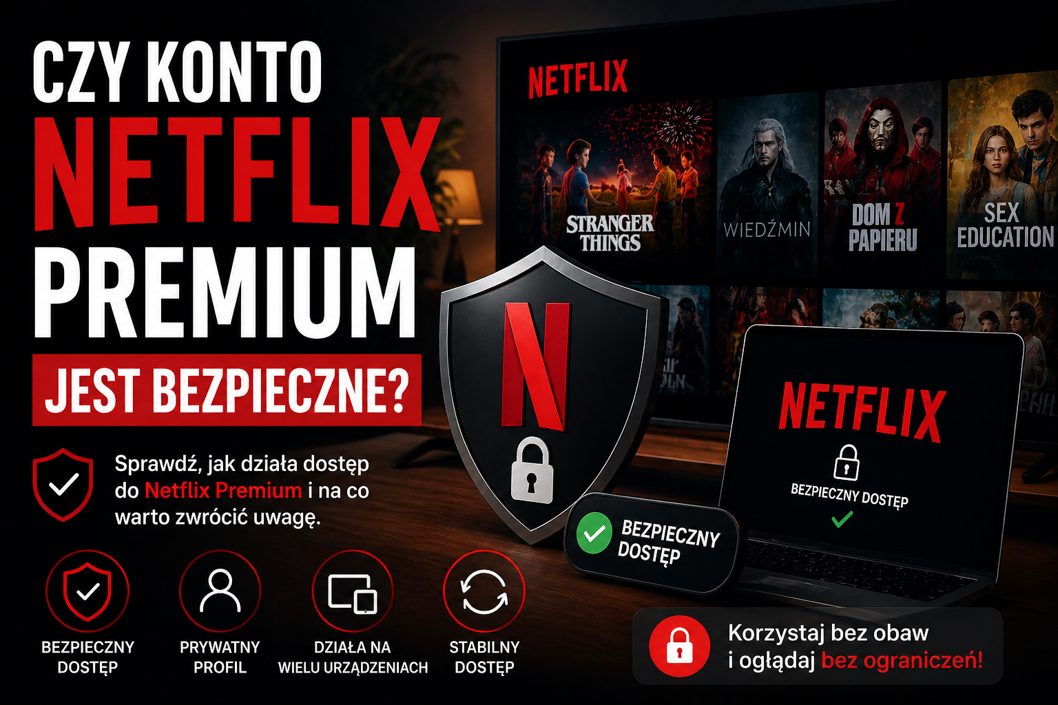 konto netflix 1 miesiąc