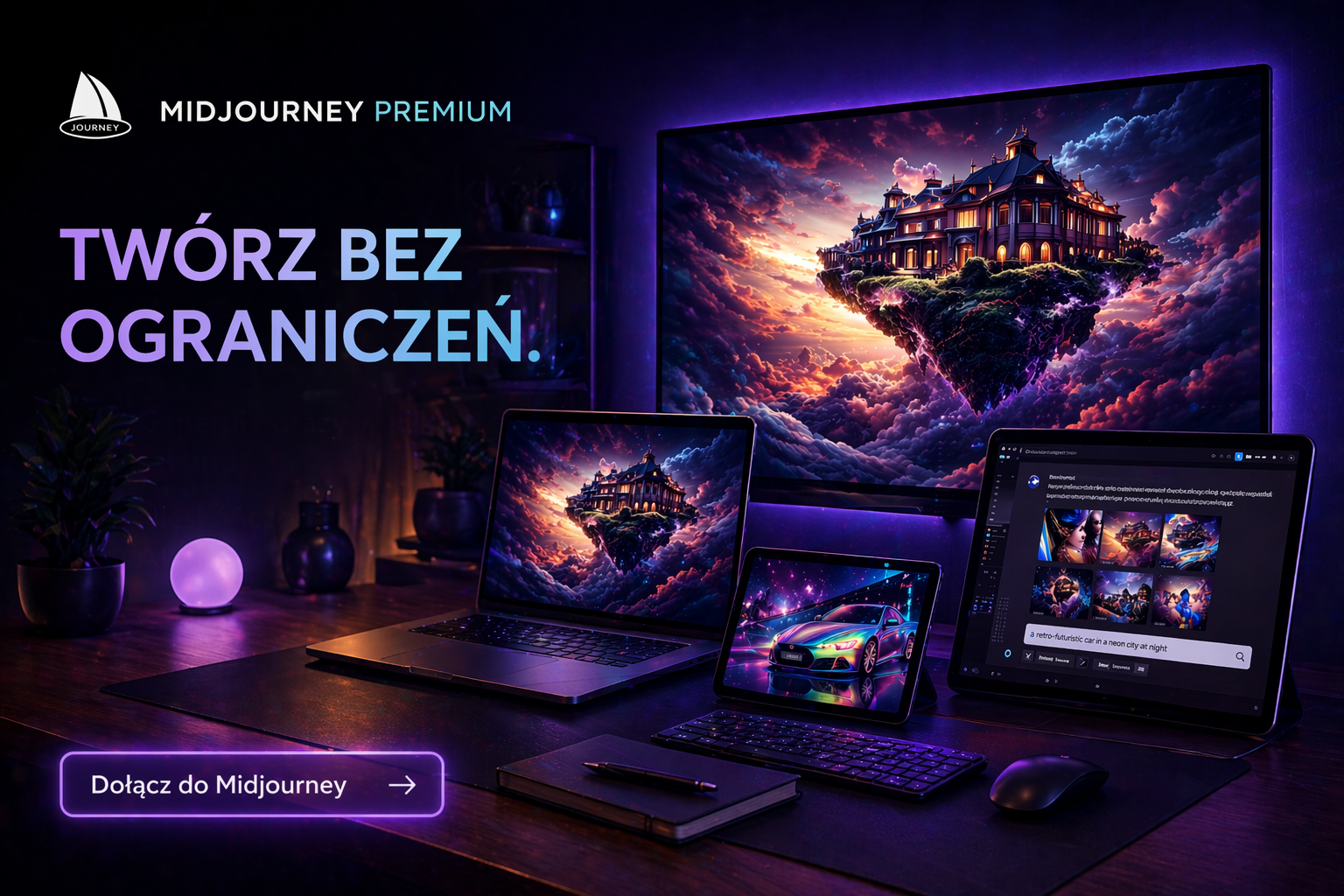 czy midjourney działa bez discord