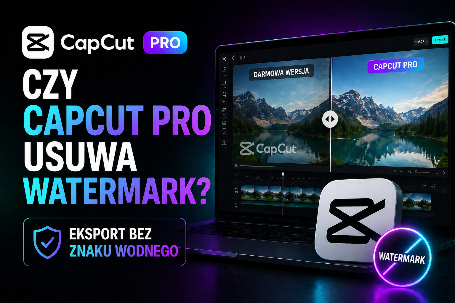 capcut pro znak wodny
